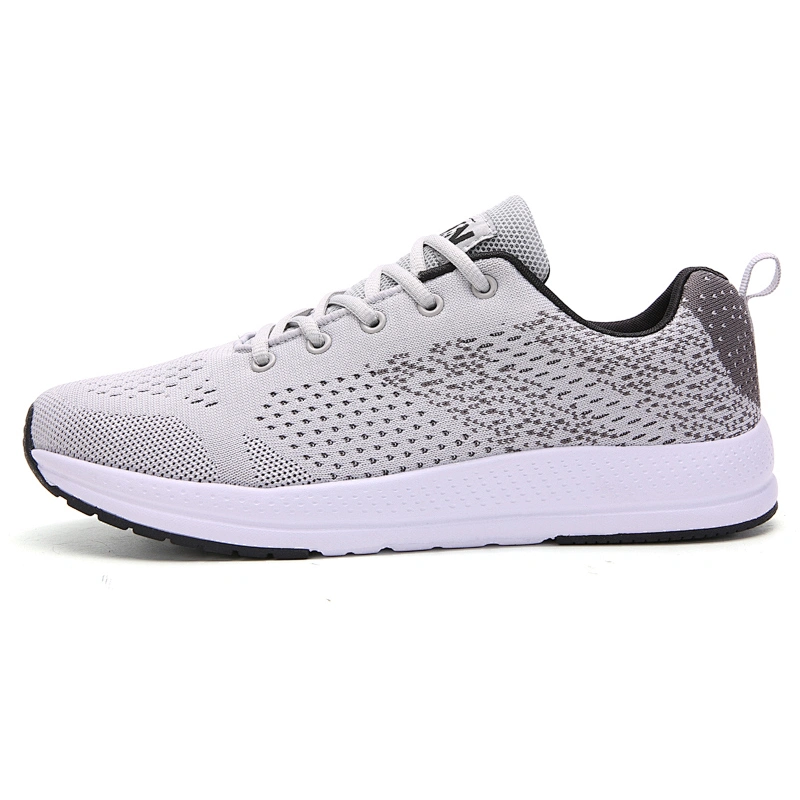 High Quality wholesale Men Fashion Sports Sneakers fly knitted  walking casual running shoes