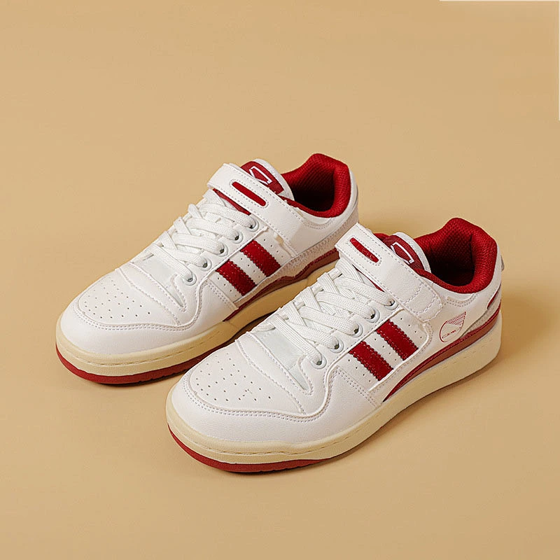 New Korean version sneakers women's magic tape flat shoes retro casual board shoes