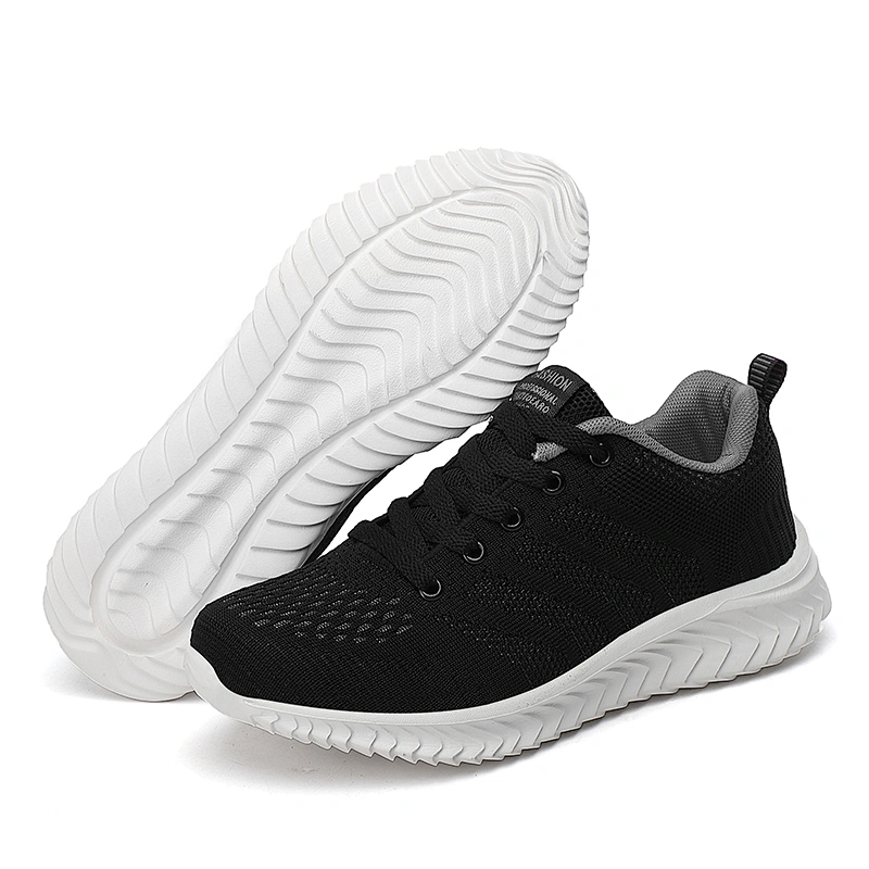 New fashion design breathable women walking sports shoes lady fashion sneaker running shoes