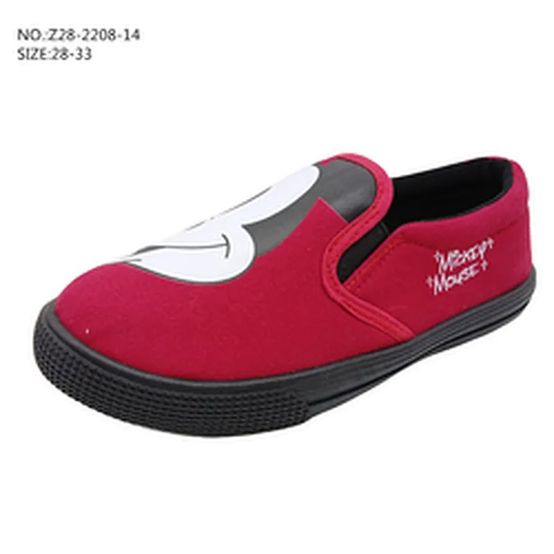Fashion Custom Kids Children flat Canvas Shoes Injection Slip on casual Loafers Shoes