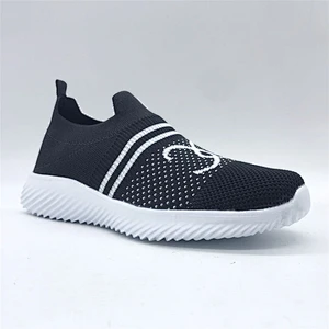 Slip-on Flats Shoes Women Summer Breathable Flying Weaving Casual Shoes Breathable Lightweight Mesh Fashion Sneaker