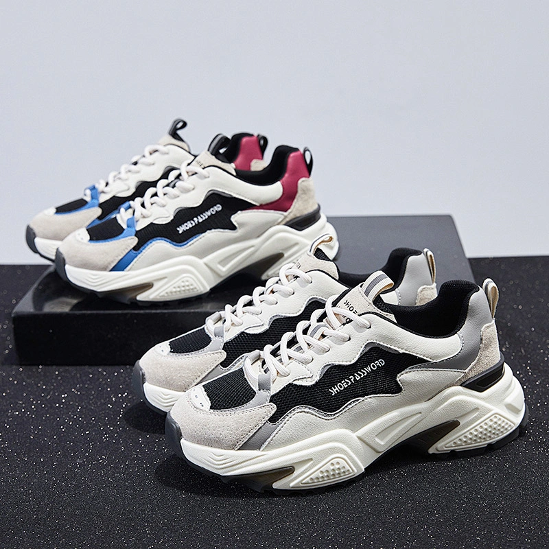 New Fashion Chunky Women Running Sneaker Casual Tennis Sport Shoes for Ladies