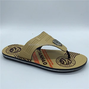 Man $1 Dollar Pvc Slide Flips Flop Slipper Sandal Shoes (1899A3)