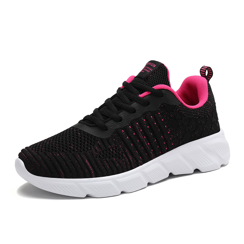 Customize High Quality Newest Women's Fly knit Sports Running Sneaker Shoes
