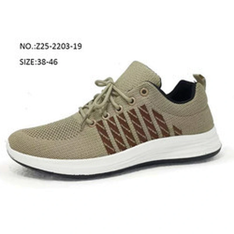 Classic fashion men casual shoes breathable walking shoes cheap injection sport shoes