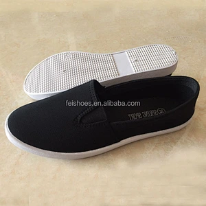 Hot sale customized ladies shoe slip on walking canvas shoes