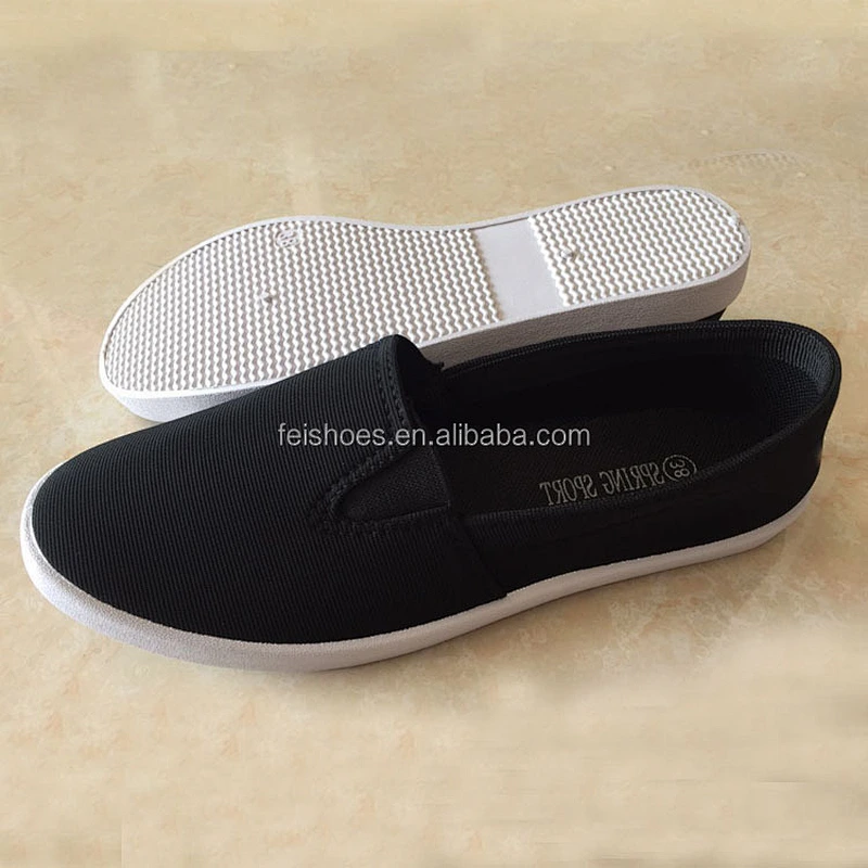Hot sale customized ladies shoe slip on walking canvas shoes