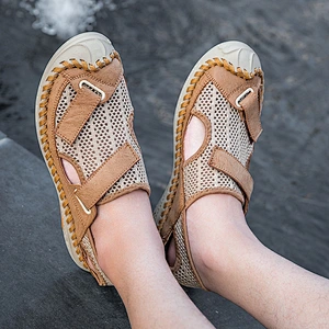 Large Size Outdoor Shoes Mesh Men Casual Beach Sandals