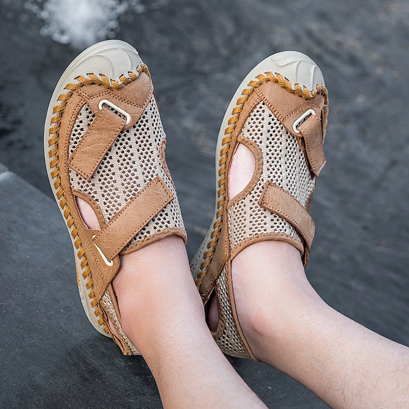 Large Size Outdoor Shoes Mesh Men Casual Beach Sandals