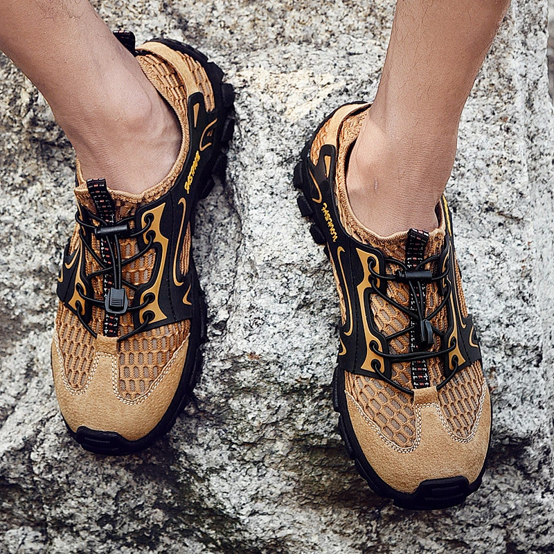 Summer Men Casual Beach Water Shoes Mesh Sneakers Outdoor Hiking Shoes