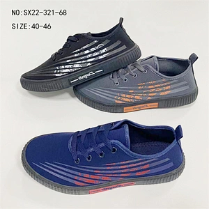 Customized Injection Sneakers Men Casual Lace up Canvas Shoes