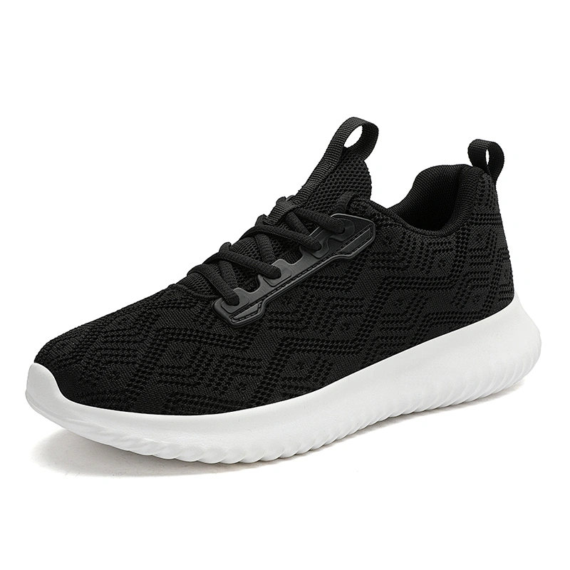 New Arrival Fashion men fitness casual running shoes trendy fly knitted sneaker sports shoes