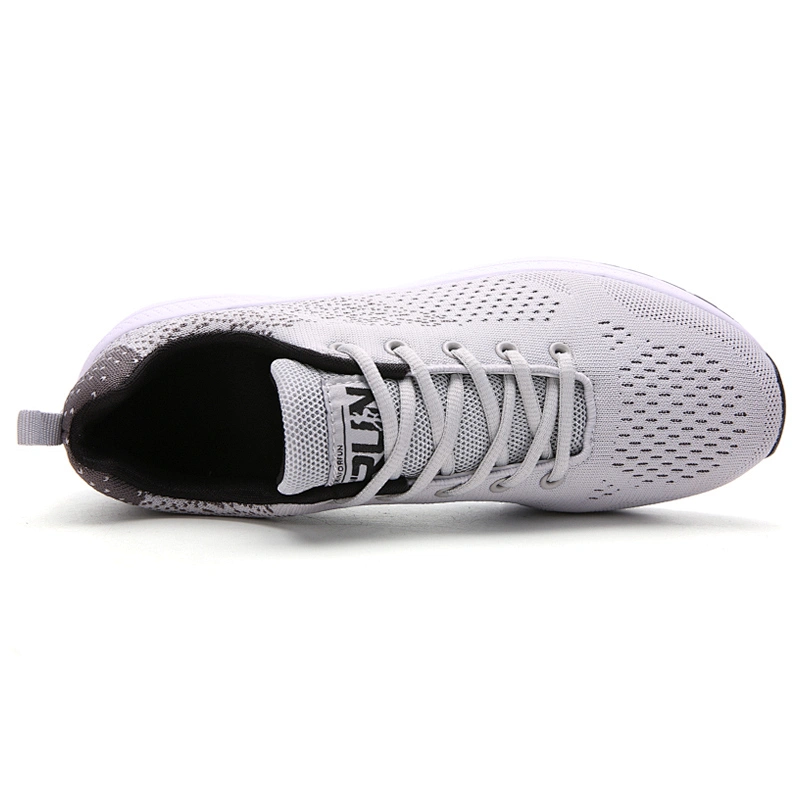 High Quality wholesale Men Fashion Sports Sneakers fly knitted  walking casual running shoes
