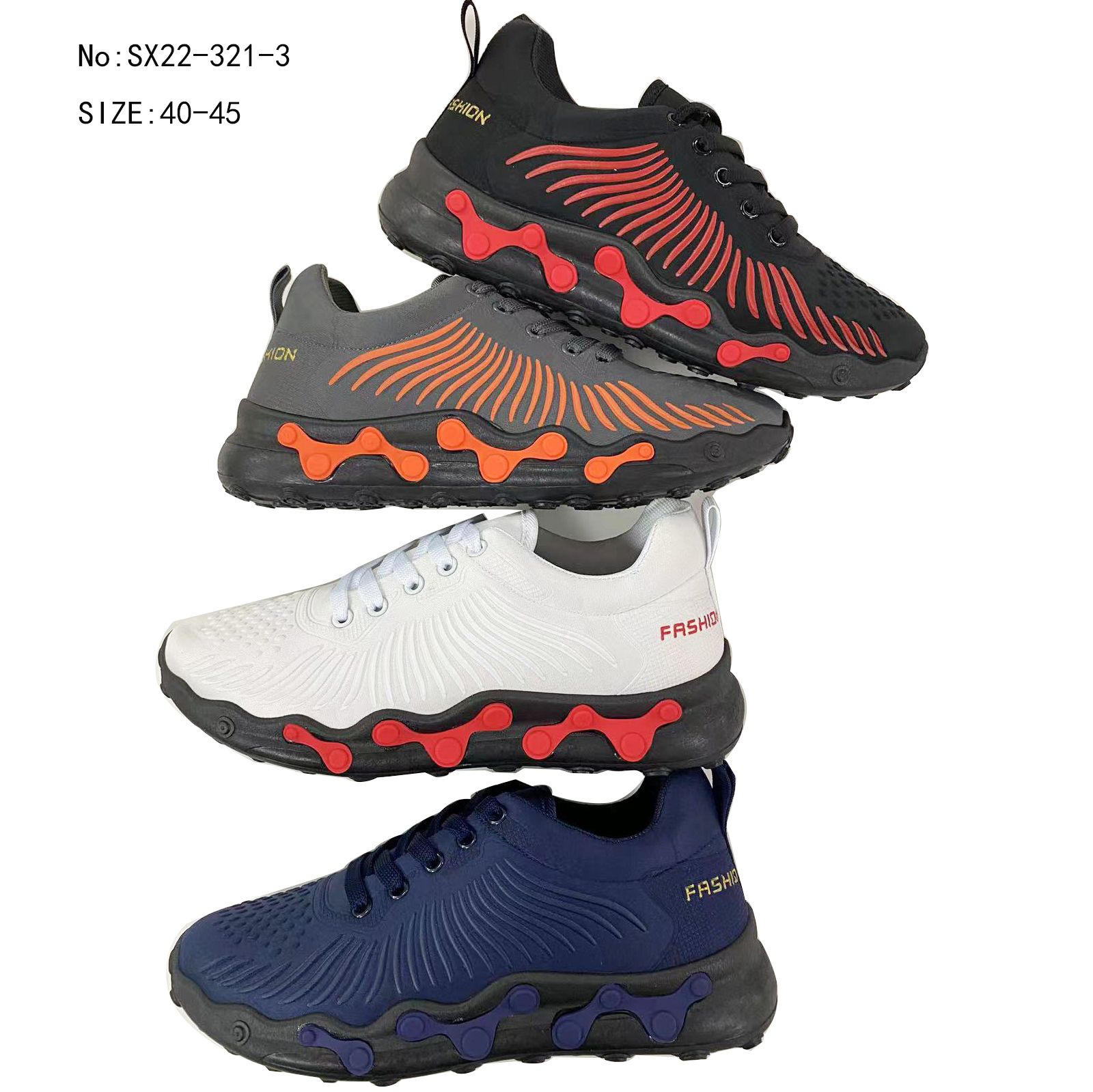 Custom injection fashion sport running sneakers casual sports shoes for men