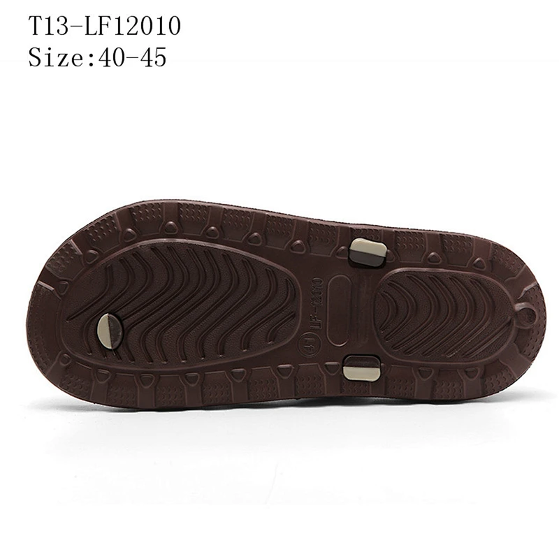 New Summer Men's PVC Flip-Flops Outdoor Massage Sole Sports Beach Slippers