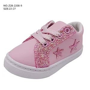 New Style Injection Children Lace up School flat Shoes Casual Custom Sports board Shoes
