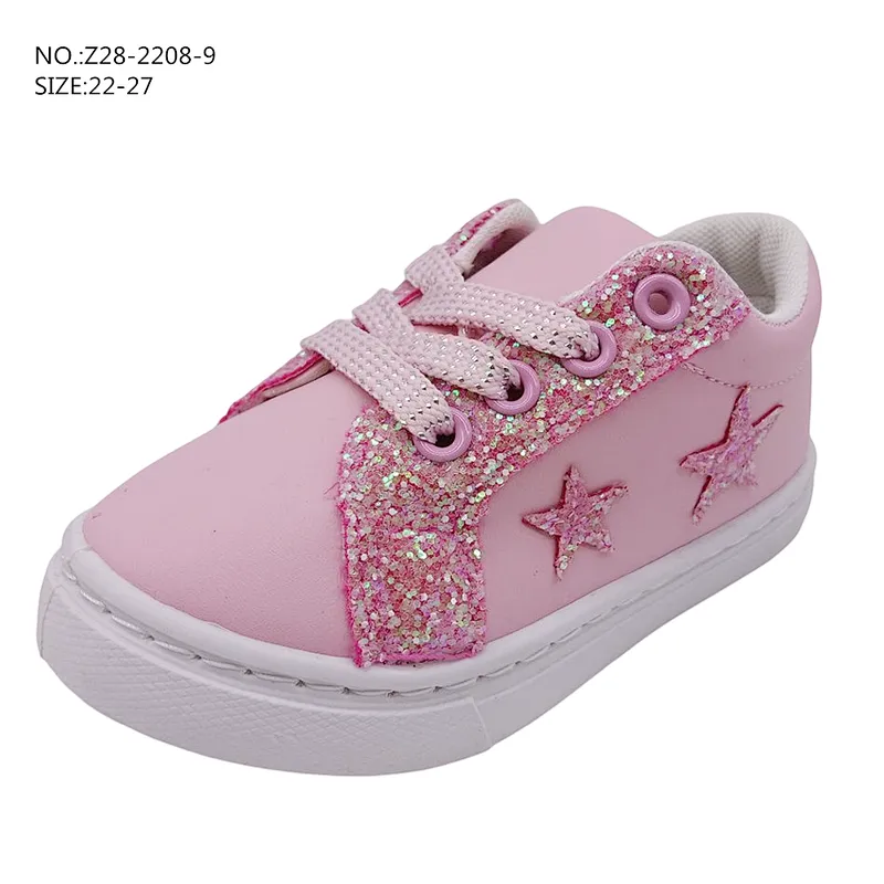 New Style Injection Children Lace up School flat Shoes Casual Custom Sports board Shoes
