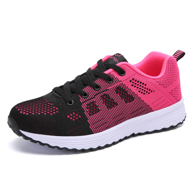 woman knitted Lightweight Sports Running Stylish breathable  cheap shoe