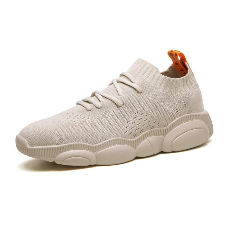 New Style knitted Walking Sneaker Shoes Men Casual Running Sports Shoes