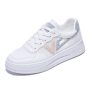 Women white shoes outdoor sport shoes Sneaker casual shoes stock