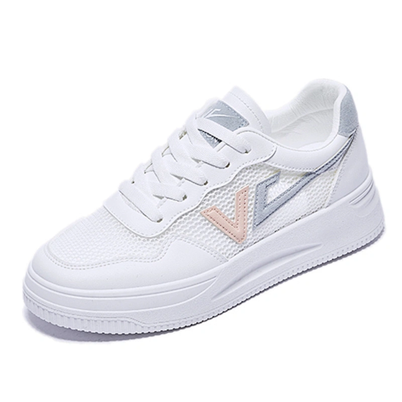 Women white shoes outdoor sport shoes Sneaker casual shoes stock