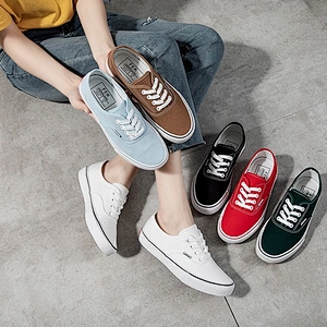 Best Sell cheap casual women canvas trendy shoes walking style casual sneaker