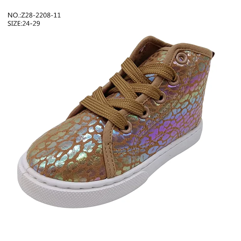 Good Quality Lace up Kids flat School Shoes Children Sports Casual Canvas Shoes
