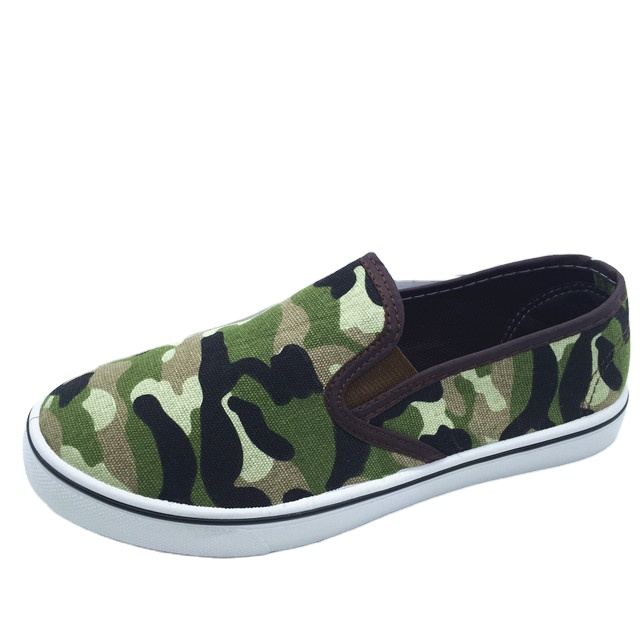 Customized Lady Injection Flats Women Casual Canvas Shoes