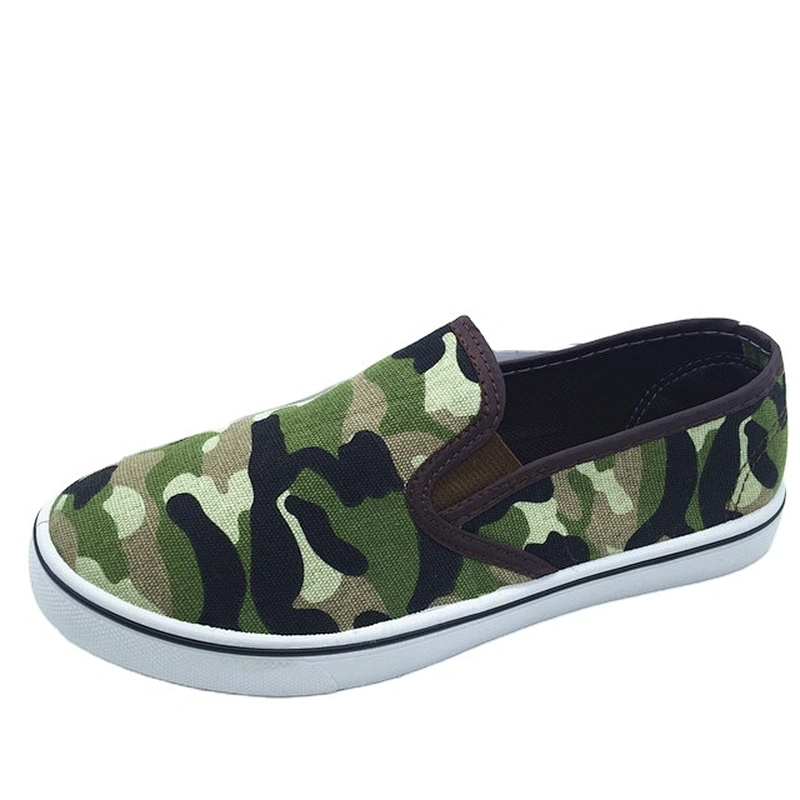 Customized Lady Injection Flats Women Casual Canvas Shoes