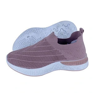 Fashion Trend Light Leisure Flats Shoes Women Walking Sneakers Breathable Mesh Lady Sport Running Sock Shoes