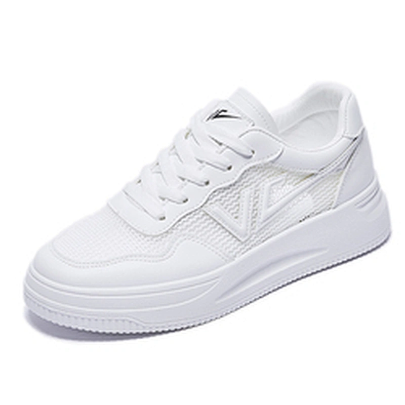 Women white shoes outdoor sport shoes Sneaker casual shoes stock