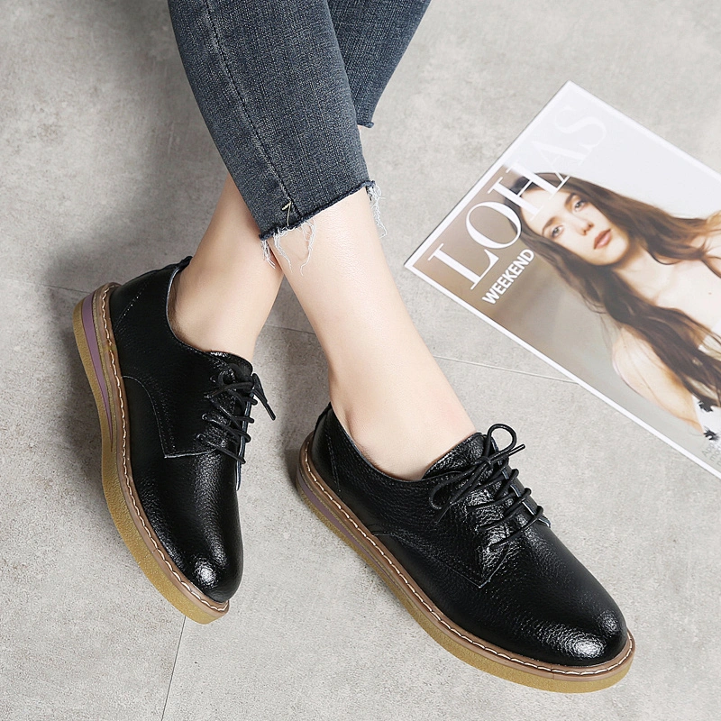 Women Lace up Shoes Casual Flats Oxford