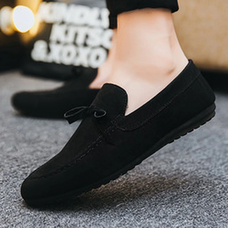Hot sale cheap men casual slip on loafers driving  moccasin shoes
