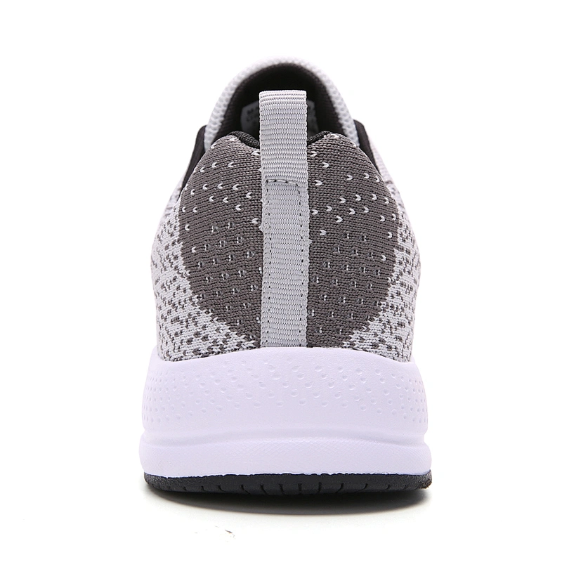 High Quality wholesale Men Fashion Sports Sneakers fly knitted  walking casual running shoes