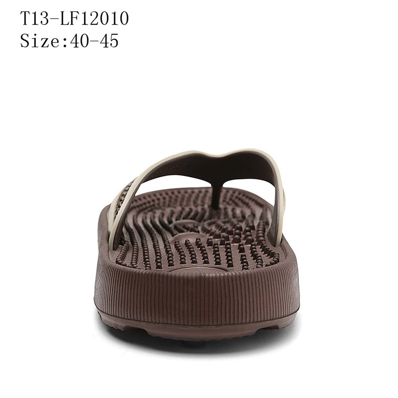 New Summer Men's PVC Flip-Flops Outdoor Massage Sole Sports Beach Slippers
