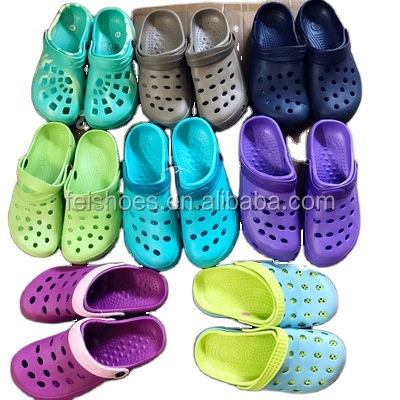 Mix design good quality cheap  EVA women garden stock shoes clog stock shoes