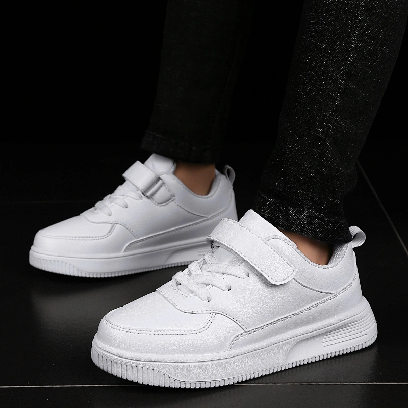 Hot Sale White School Shoes Kids Board Casual Sport Shoes Wholesale