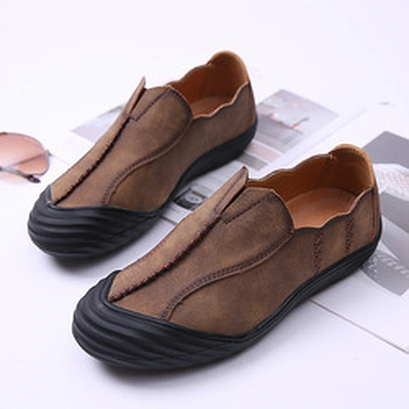 Outdoor Slip on Loafers Men Casual Handmade Shoes