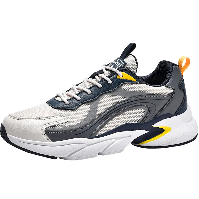 Big size fashion men walking style Sneakers Athletic shoes Lightweight Men Sports Shoes