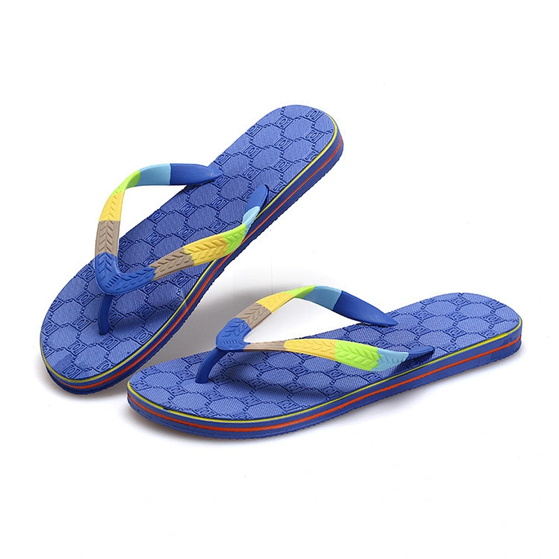 Good Quality Beach Men Slippers PVC Outsole Flip Flops