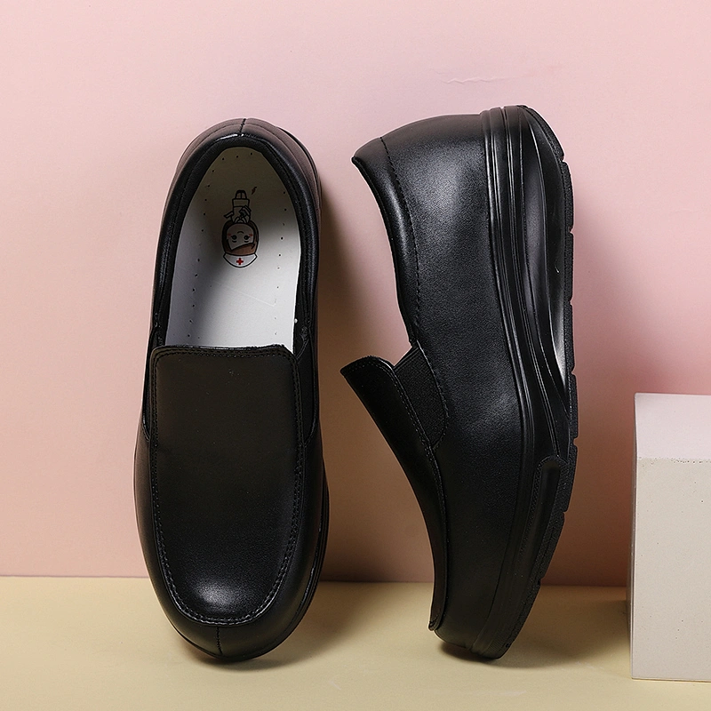 Women Safety Footwear Hospital Nurse Shoes With Wedge Heels