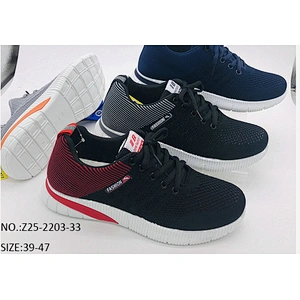 Large size custom Men fly knit Casual Shoes Breathable tennis running Injection Sport Shoes