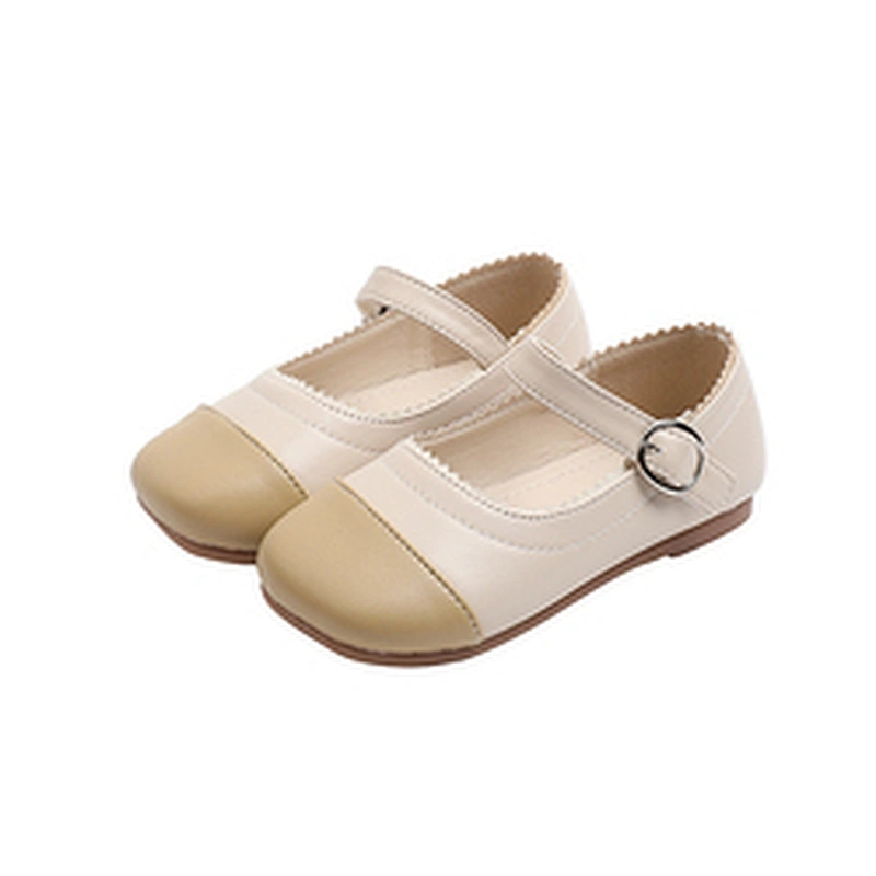 New girls School flats shoes Children Dance Ballet  Leather Shoes