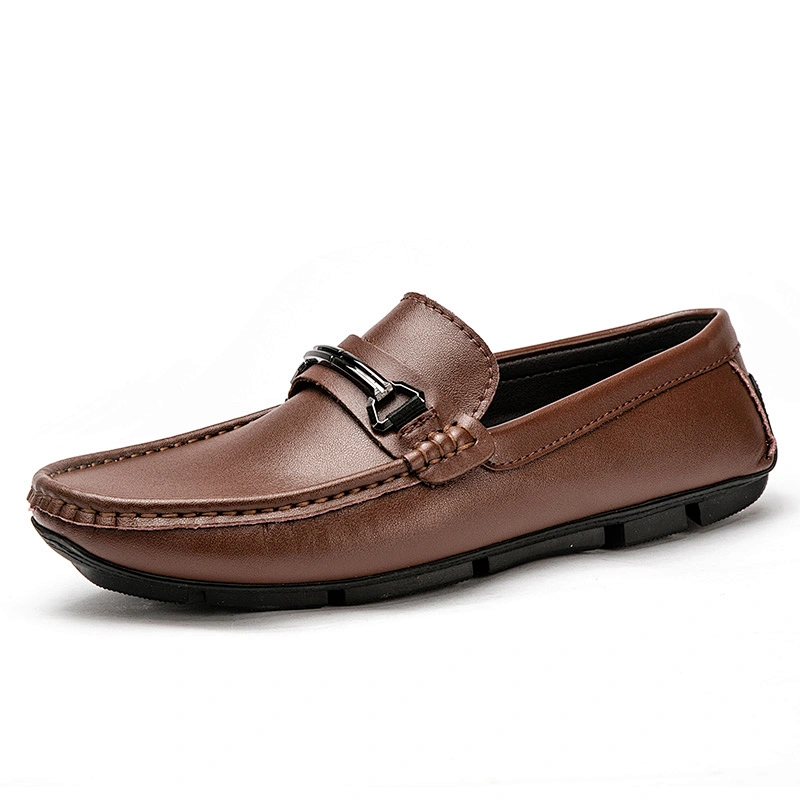 Men leather shoes Men Loafers driving shoes Casual dress Shoes
