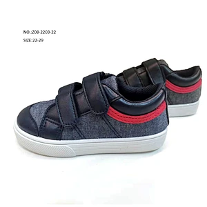 Good Quality Magic Tape Soft Kids Loafers sports Shoes Children Casual Canvas Shoes