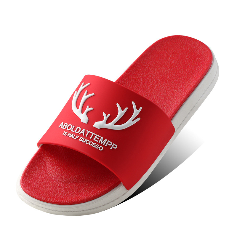 Summer men house slippers Indoor non-slip slippers Outdoor slippers