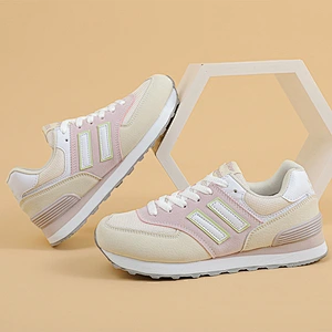 New retro all-match women's fashion casual student shoes thick soles sneaker running shoes