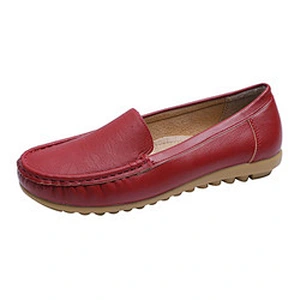 New comfortable soft sole women work nurse shoes hospital casual leather loafers shoes