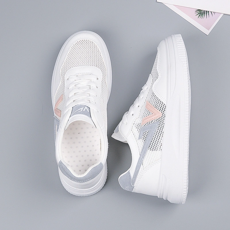 Women white shoes outdoor sport shoes Sneaker casual shoes stock