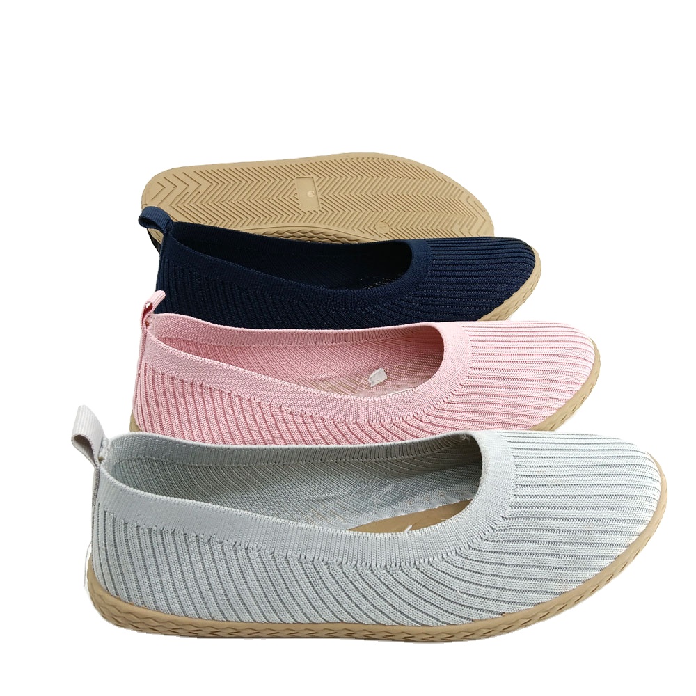 Cheap price injection women classic casual walking shoes ladies loafers flat shoes